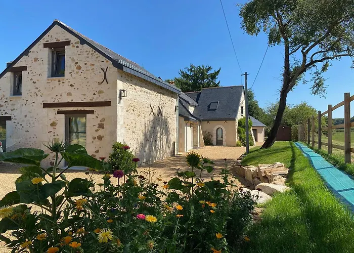 Hébergement de vacances Confortable à La Campagne, 2 Chambres, Vue Dégagée - Fr-1-622-118